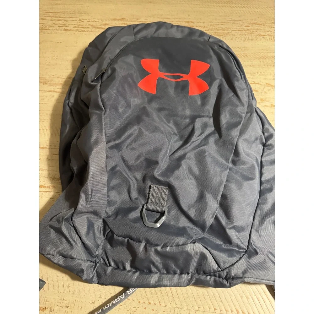 Under Armour Undeniable Sackpack Drawstring Bag Gray Orange 1261954-040